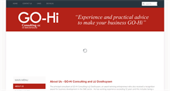 Desktop Screenshot of gohi.co.za